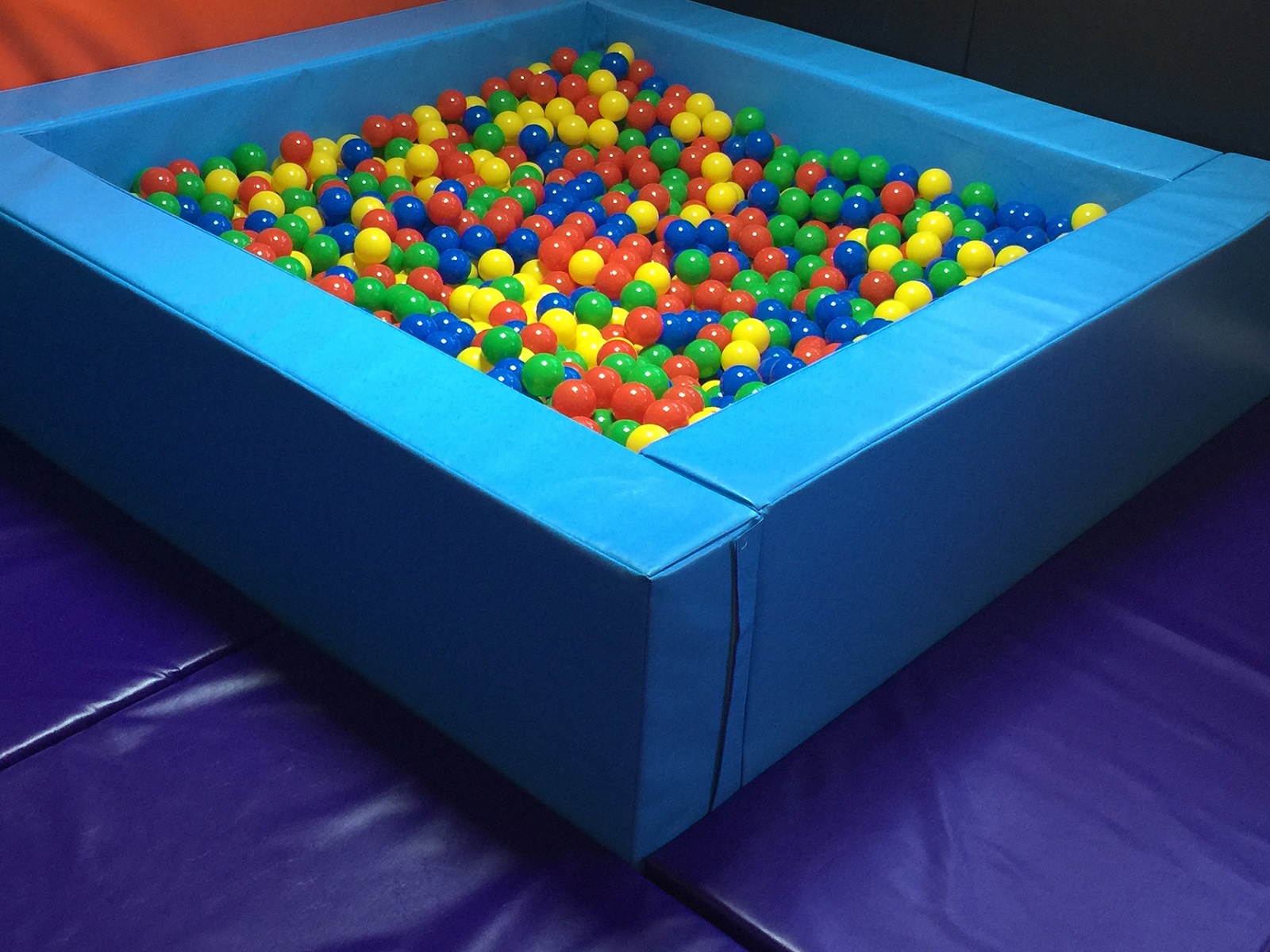 Ball Pit with Floor Padding in School