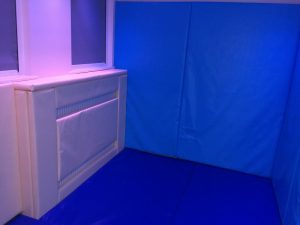 Padded Floor, Wall and Radiator