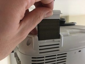 Replacing DLP Projector Filter After Cleaning