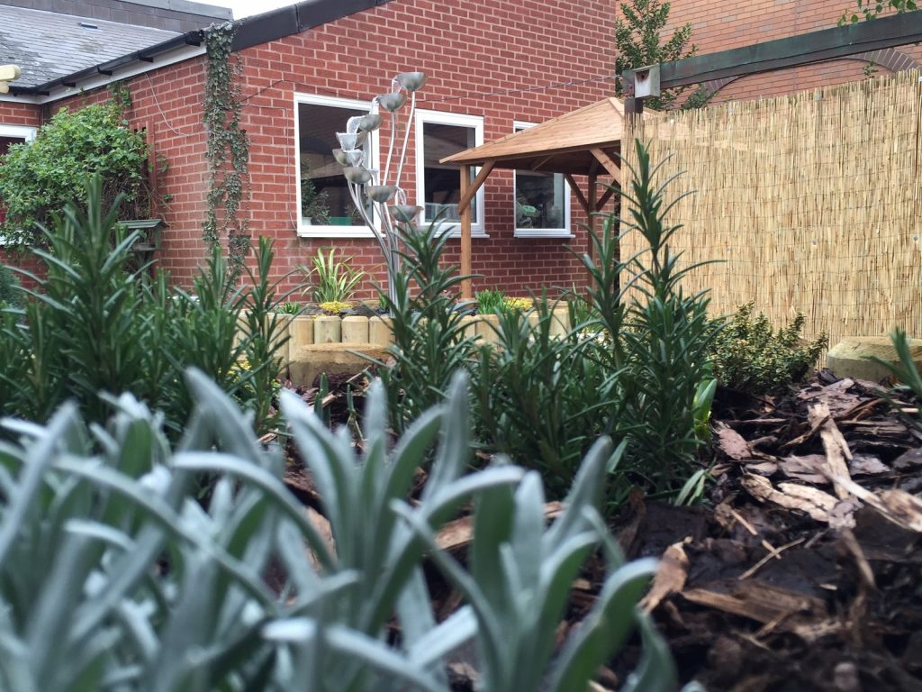 Sensory Garden for Dementia with Sensory Planting and Gazebo