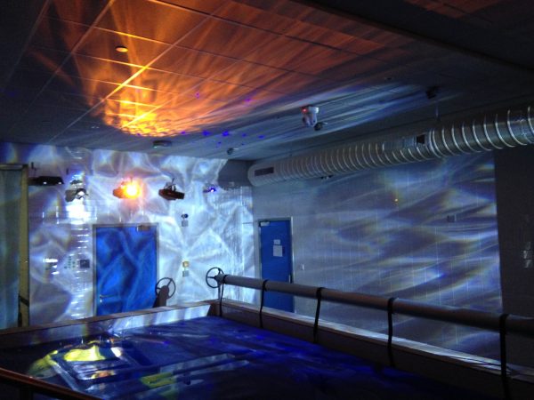 Sensory Pool With Ceiling Projection