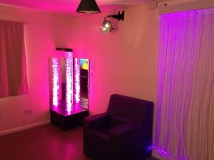 Small Sensory Room in Dementia Care Home