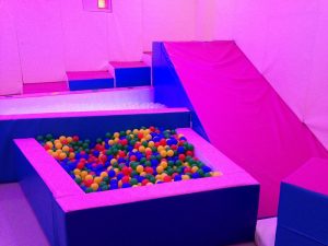 Giant Ball Pool and Slide in a Soft Play Area