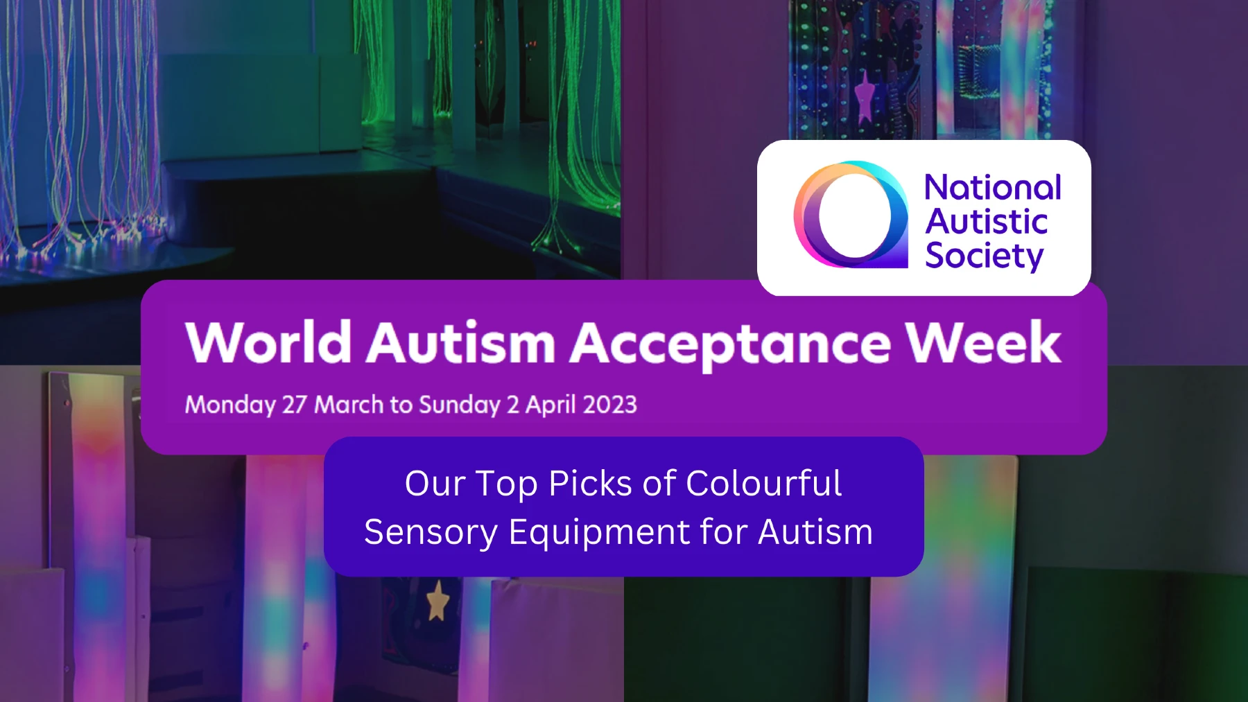 Colourful Sensory Equipment for Autism Banner