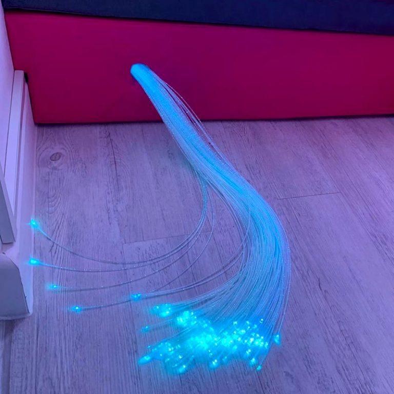 Fibre Optic Harness in Sensory Room