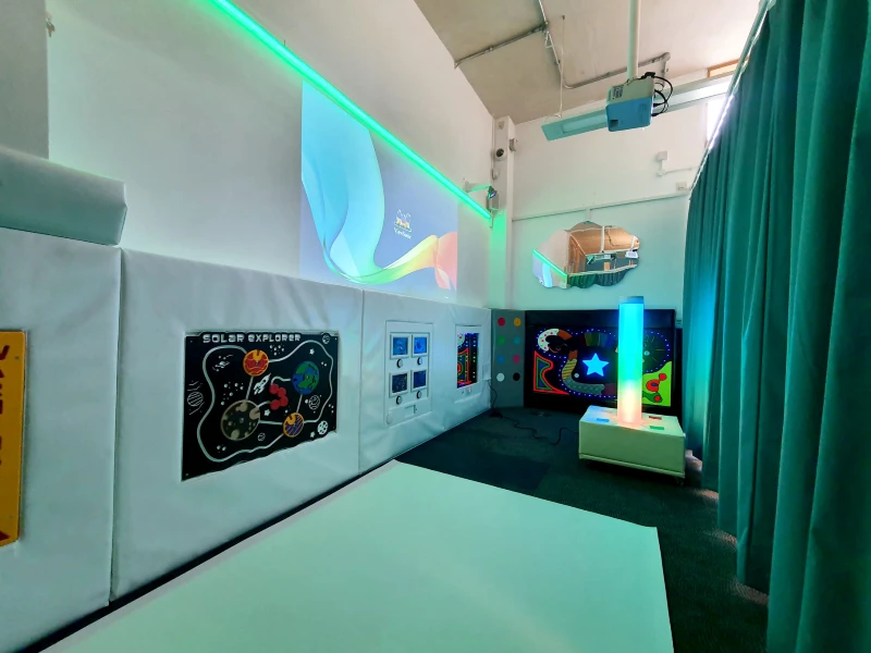 Enfield Town Library Sensory Room in the Children's Area