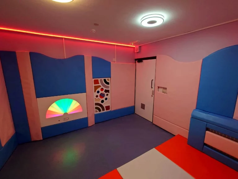 Acorn Lodge Care Home Sensory Room - Wall Padding and Sensory Equipment