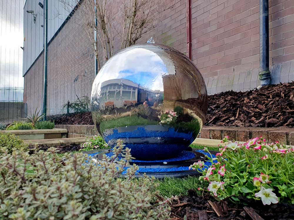 Interactive Water Feature In Sensory Garden