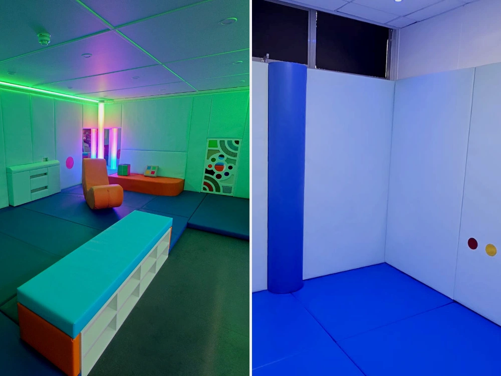 Oakridge School Calming Breakout Room and Modular Sensory Room Case Study