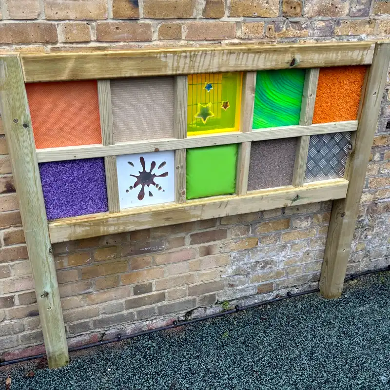 Wall Mounted Sensory Tactile Panel For Gardens By Sensory Technology Ltd