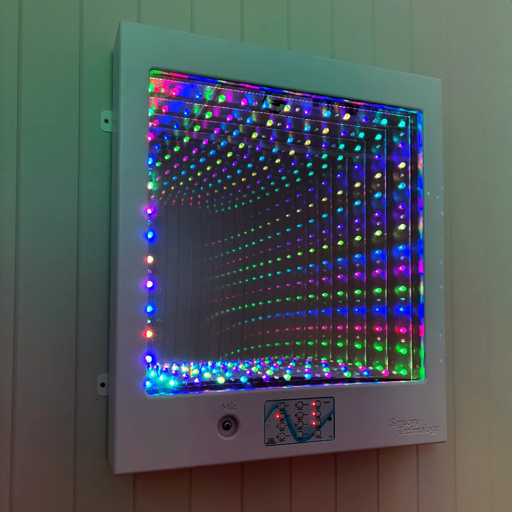 LED Infinity Wall Panel For Sensory Room With Sound Panel and Visual Effects