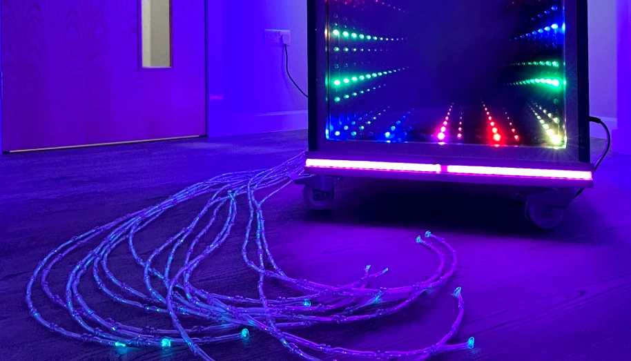 Interactive Fibre Optic Sensory Harness on Portable Sensory Trolley