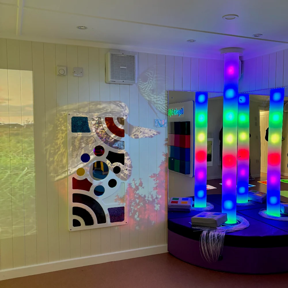 Solar LED Wall Projections With Various Sensory Themes In Showroom
