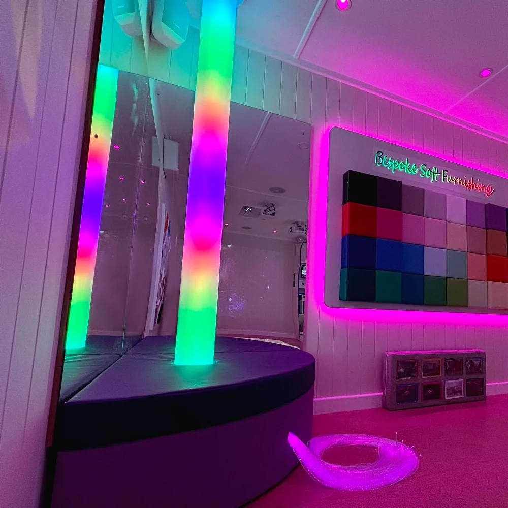 Interactive LED Borealis Tube For Sensory Room