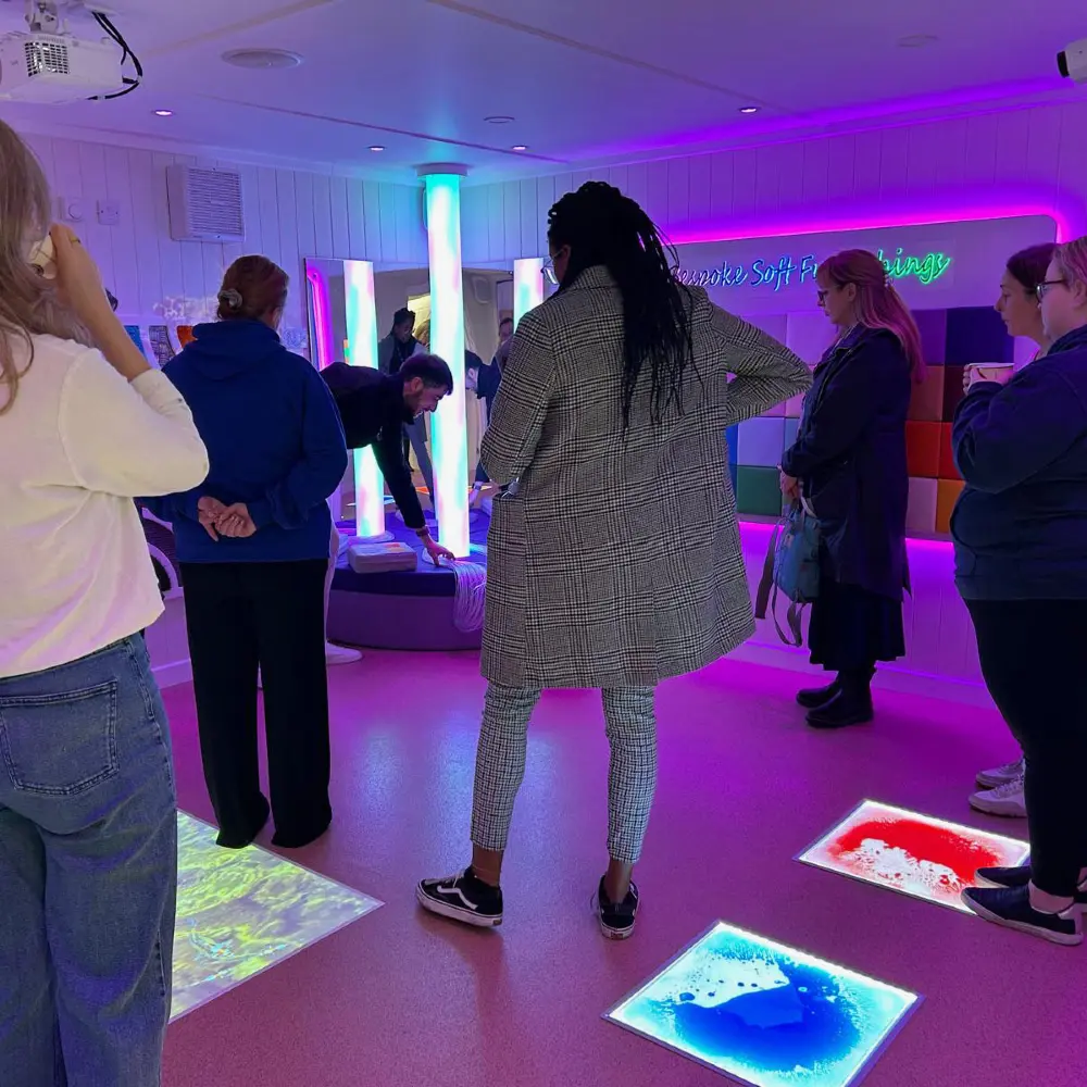 Live Demonstration For Schools and Organisations of Sensory Equipment In Nottingham Showroom