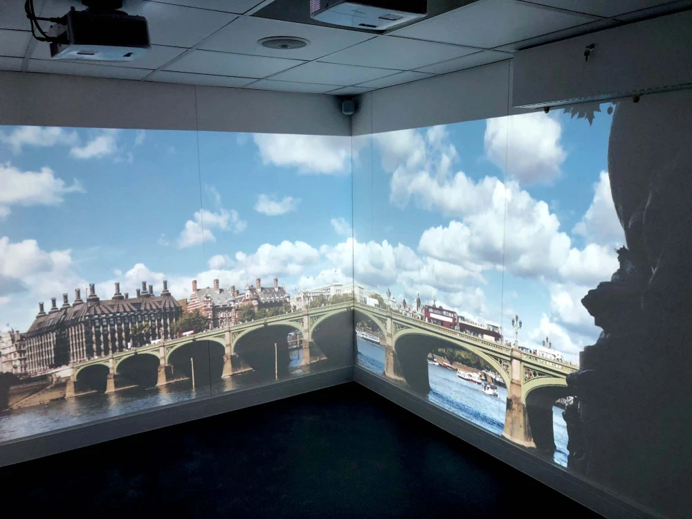 Immersive sensory room supporting communication, participation and confidence building