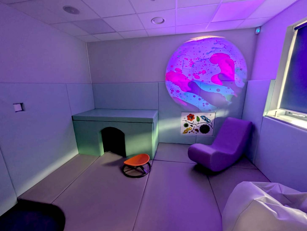 Sensory soft play environment designed to support children with additional needs