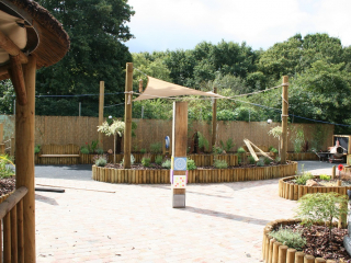 Tactile Post and Sail shade