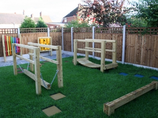 Sensory gardens can also include activities